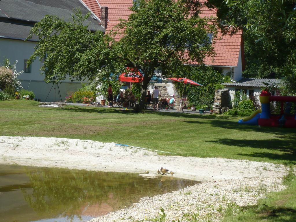 Pension Zum Hirsch Goda Luaran gambar